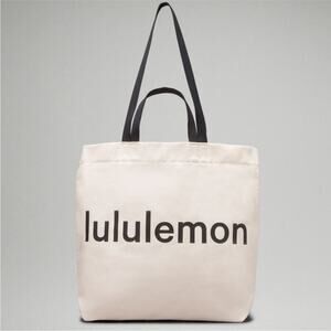 Lululemon Double Handle Canvas Tote NEW!